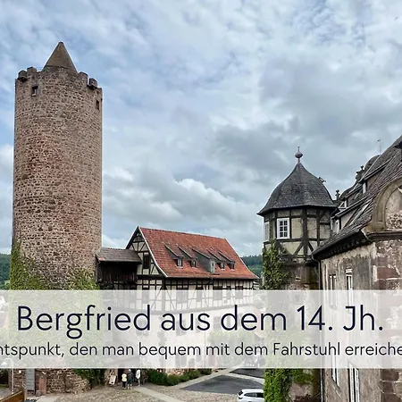 Hinterburg - Grosses Burgen-apartment Mit 4 Schlafzimmern & 2 Baedern - Ideal Fuer Familien Und Gruppen, Inklusive Kostenloser Parkplaetze, Aufzug Und Garten * Schlitz