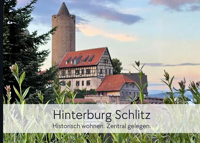 Apartamento Hinterburg - Großes Burgen-apartment Mit 4 Schlafzimmern&2 Bädern - Ideal Für Familien Und Gruppen, Inklusive Kostenloser Parkplätze, Aufzug Und Garten Schlitz